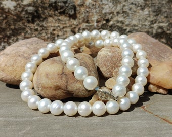 Collar De Perlas De Agua Dulce Naturales LSOOYH, Collares Colgantes De Perlas Geométricas De Moda Para Mujeres Y Niñas, Regalo Compra Barata En