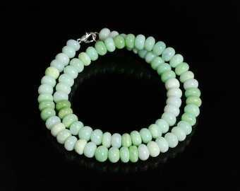 Green opal necklace, AAA+ opal green opal Beads necklace, green opal jewelry,Green Opal Dyed, Green Opal Necklace, Candy Necklace, Opal Gift