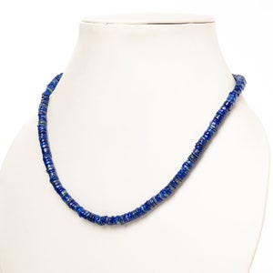 Collier Long En Lapis-lazuli - 88 Cm, Pierre Bleue, Pendentif étoile, Occasion