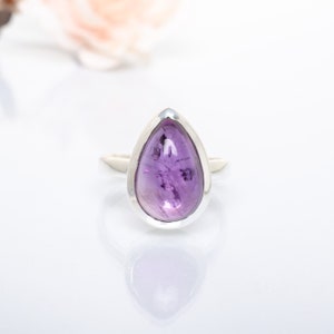 Amethyst 925 Sterling Silver for women, Amethyst Engagement ring, Vintage Antique ring for women, Amethyst Gemstone Ring, Amethyst Boho Ring