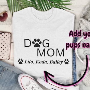 Custom Pet Shirt, Custom Dog Shirt, Personalized Dog Shirt, Personalized Pet Shirt, Dog Mom T shirt, Dog Owner Tee Shirt, Custom Dog T