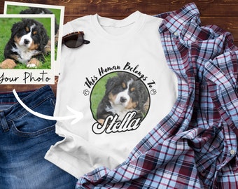 Custom Pet Shirt With Photo, Custom Dog Shirt, Custom Pet Shirt, Dog Photo Custom Shirt, Dog Mom T shirt, Dog Owner Tee Shirt, Custom Dog T