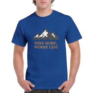 Hiking shirt, printed t-shirt for hikers