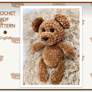 Crochet PDF pattern Teddy Bear