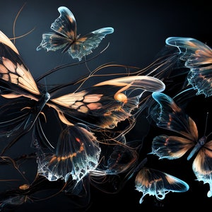 Iridescent Butterflies