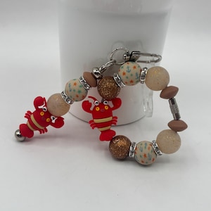 Tillbehör till Stanley Cup-armband, 3D-berlocker med hummermotiv och havsdjur, hängen med sugrör