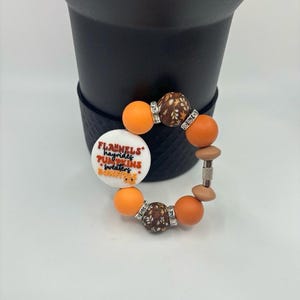 Tumbler Handle Charm Tumbler Accessories Bag Charm Stanley Cup Charm Autumn Fall Flannels Hayrides Pumpkins Sweaters Bonfires Fall Cup Charm