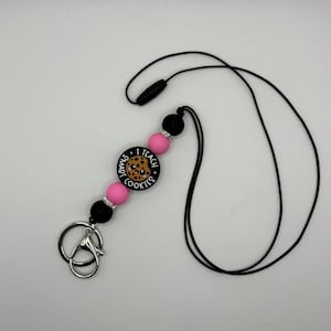 Siliconen brandpunt kraal kralen lanyard sleutelhanger ID-houder badgehouder student leraar waardering cadeau voor leraar coach