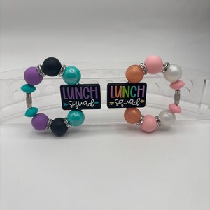 Stanley Handle Charm | Cup Accessories | Stanley Accessories | Stanley Cup Charm | Tumbler Handle Bracelet School Lunch Lady Lunch Squad