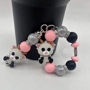 Stanley Cup-armband, 3D-gethandtag, halmhängen, bondgårdsdjur, Cottagecore