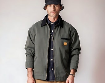 Vintage Carhartt Detroit Jacket - vintage carhartt man jacket - vintage man clothing - vintage carhartt hoodie - spring clothing