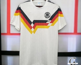 Retro Germany 1990 football jersey - world cup Germany 1990 vintage jersey - retro football jersey - germany football jersey -