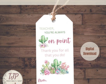 Teacher Appreciation TAGS, Teacher Thank You Gift TAG, End Of School Year TAG, Thank You Teacher tag, Teacher Appreciation Week Gift Tags