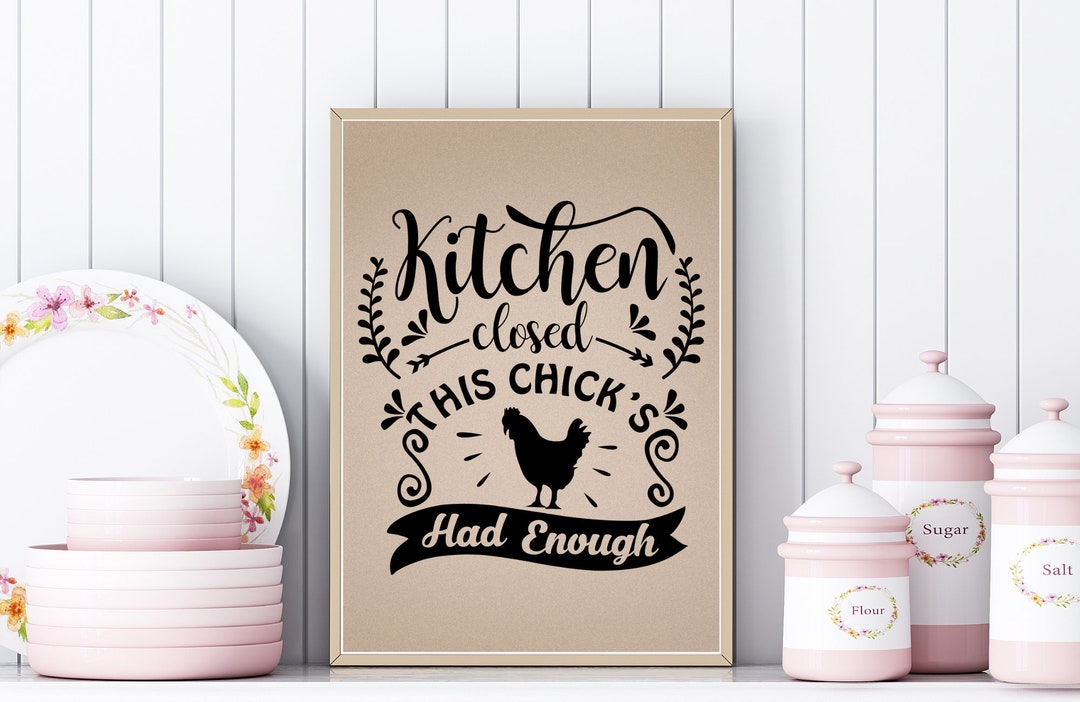 Farmhouse Kitchen Printable Rustic Wall Decor Kitchen Wall Decor Farm