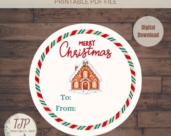 Vrolijke kerstcadeaulabels, lerarencadeaulabels, kerststickerlabels, cadeaulabelstickers, kerststickers, huidige stickerlabels