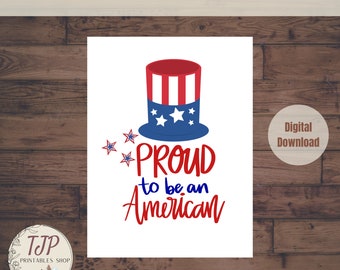4th of July Party Print Party Decor for fourth of July digital download party decorations for 4th of July printable
