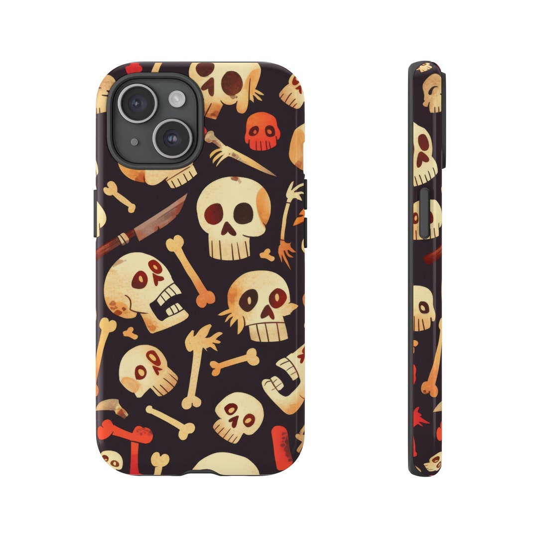 Skull Phone Case, Phone Case, iPhone Case, Aesthetic Phone Case, Trendy