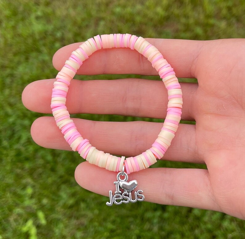 I Love Jesus Bracelet for Women Beaded Bracelets for Women Christian