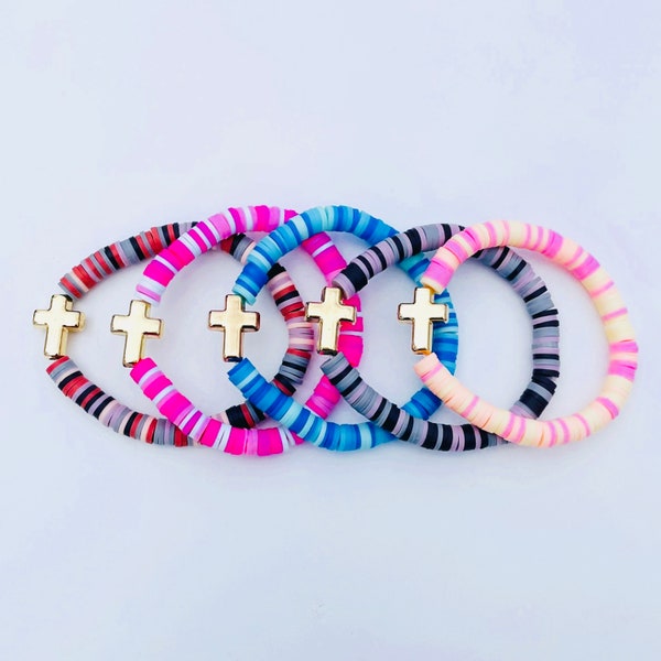 Religious Gifts Custom Christian Women Bracelet Set for Women Christian Gift For Women Handmade Faith Bracelet Beaded Jewelry Baptism Gift