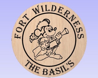 Fort Wilderness Camping Sign