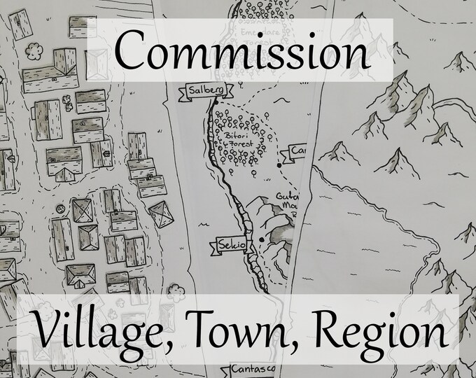 Commission - Hand-drawn Map for Your TTRPG Game (DIGITAL Product ...