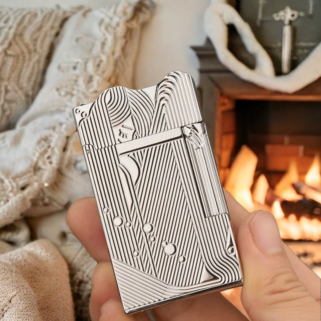 Buy Gold Engraved Sanji Lighter Dupont Style Lighter Butane Online in