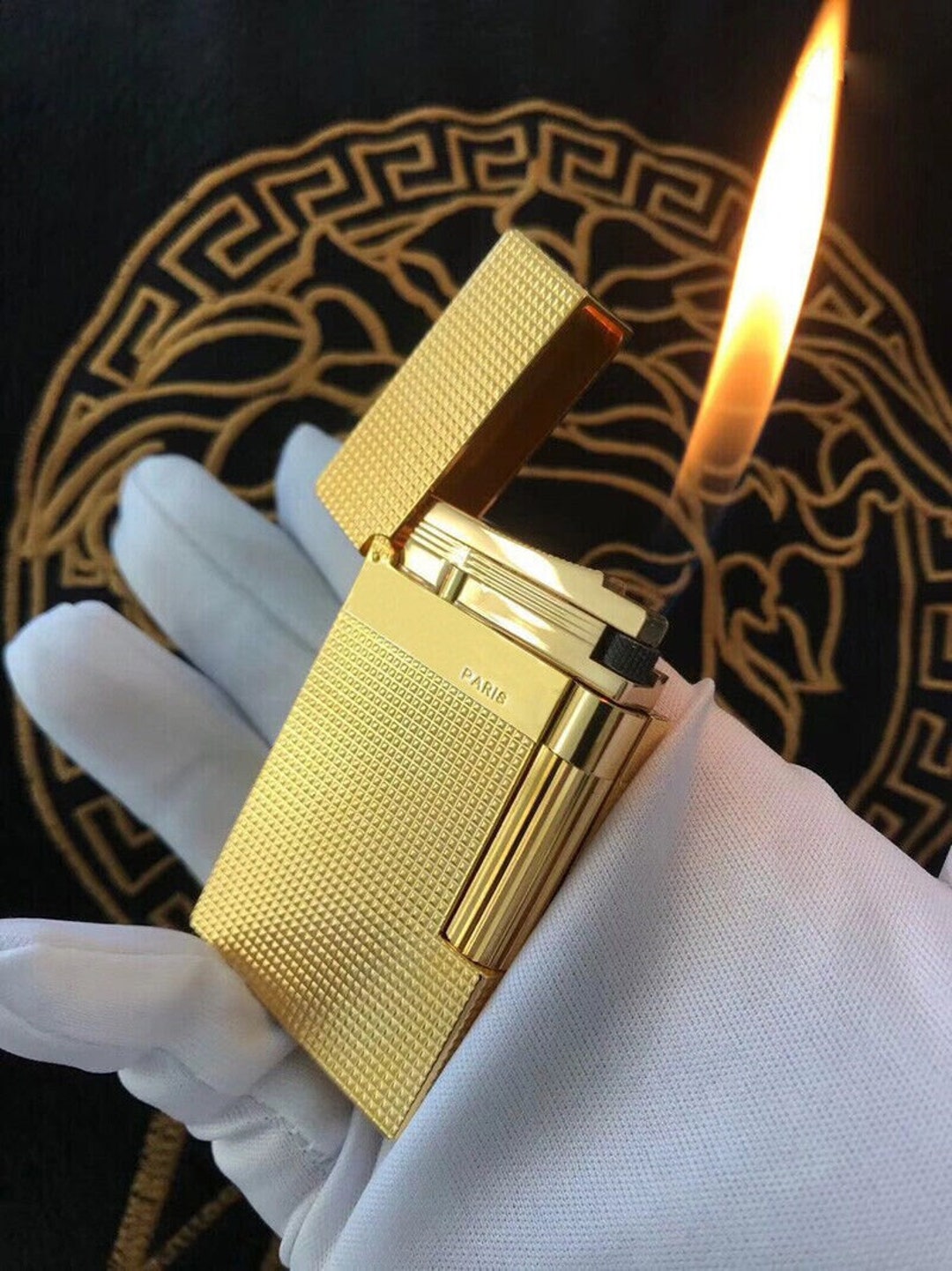 Gold Sanji Lighter Dupont Style Lighter Butane Kerosene Etsy