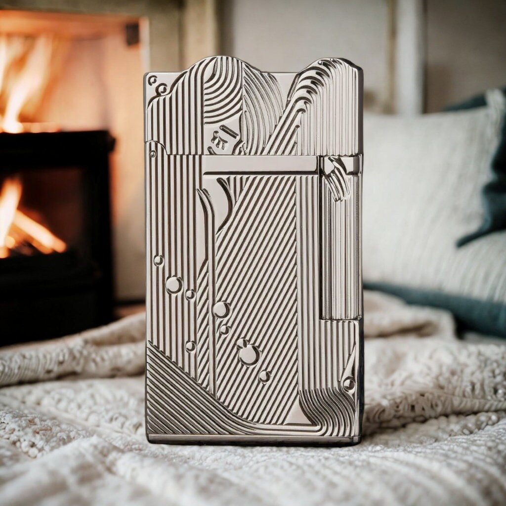 Buy Gold Engraved Sanji Lighter Dupont Style Lighter Butane Online in