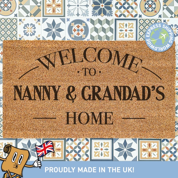 Grandparents Doormat Etsy