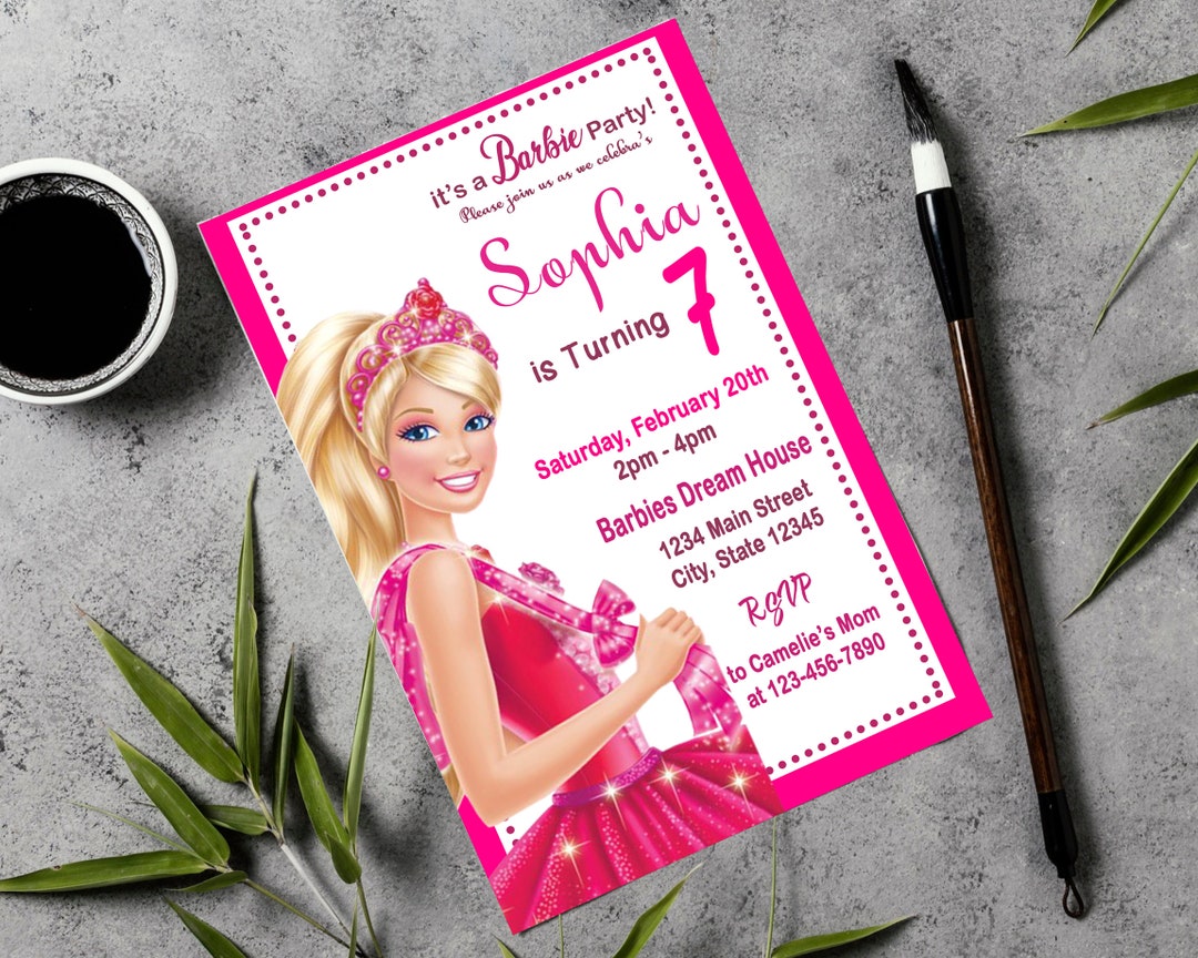 Digital Birthday Invitation Card Birthday Invitation for Etsy