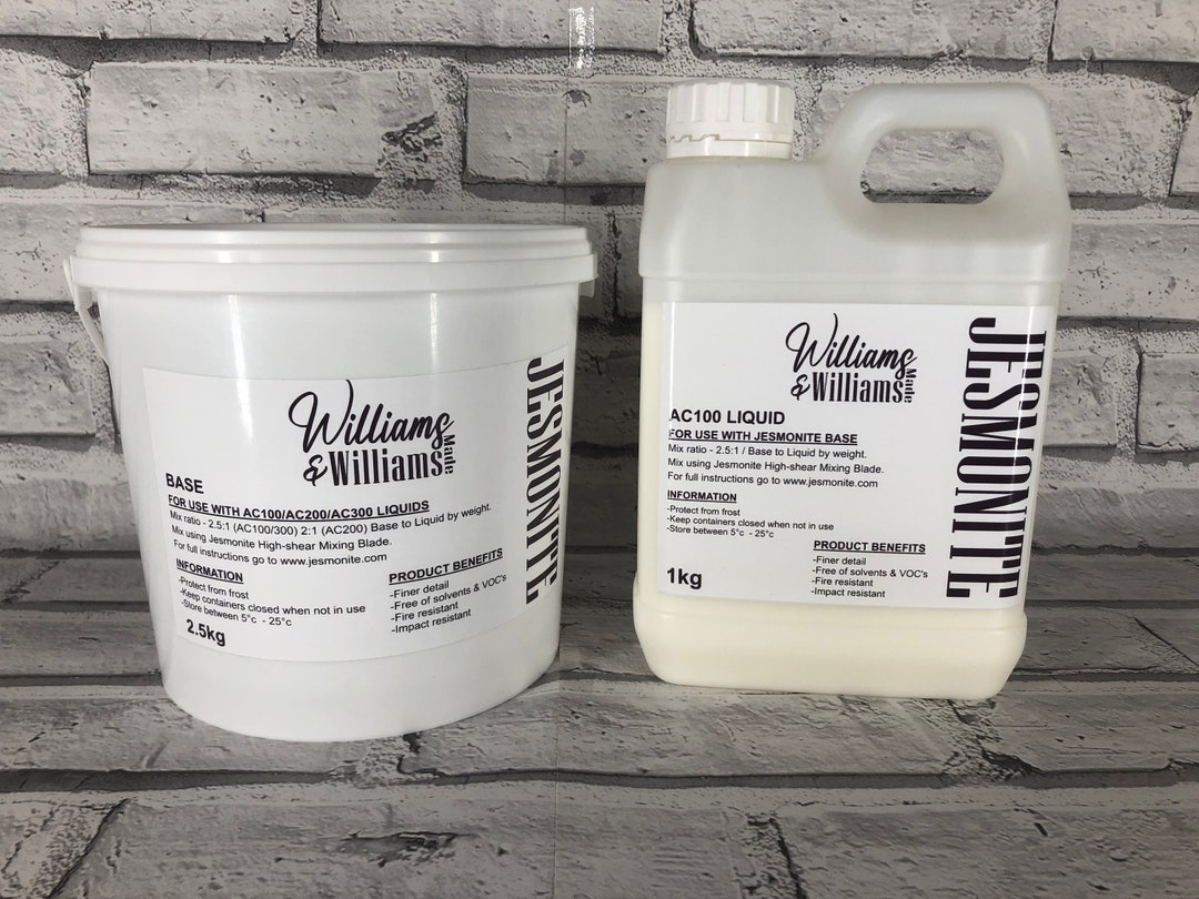 Jesmonite AC100 3.5kg 2.5kg Powder 1kg Liquid Etsy
