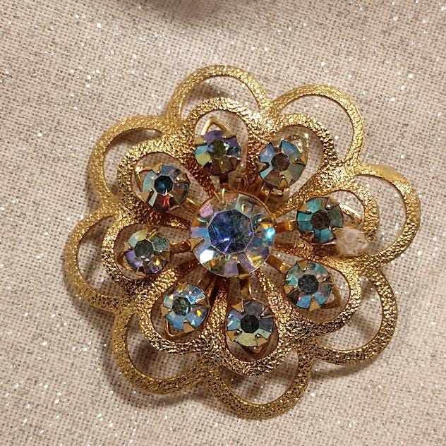 Aurora Borealis Brooch - Etsy
