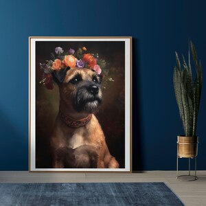 Border Terrier Mom, Border Terrier gifts, Border Terrier lovers, Border terrier art print, Border terrier wall decor, Border terrier art