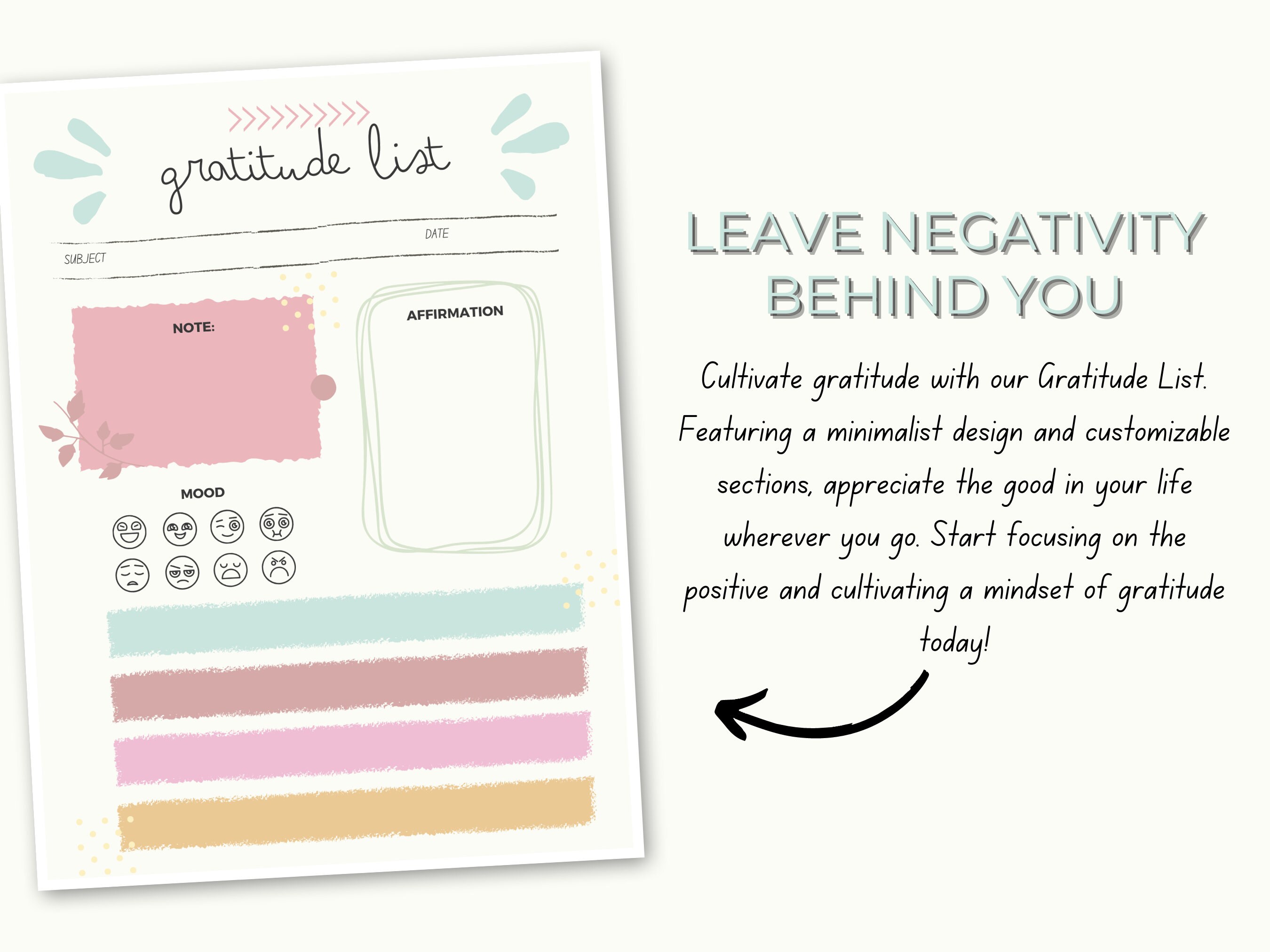 Printable Habit Tracker, Daily Planner, Weekly Planner, Gratitude ...