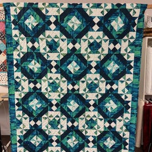 Quilted throw