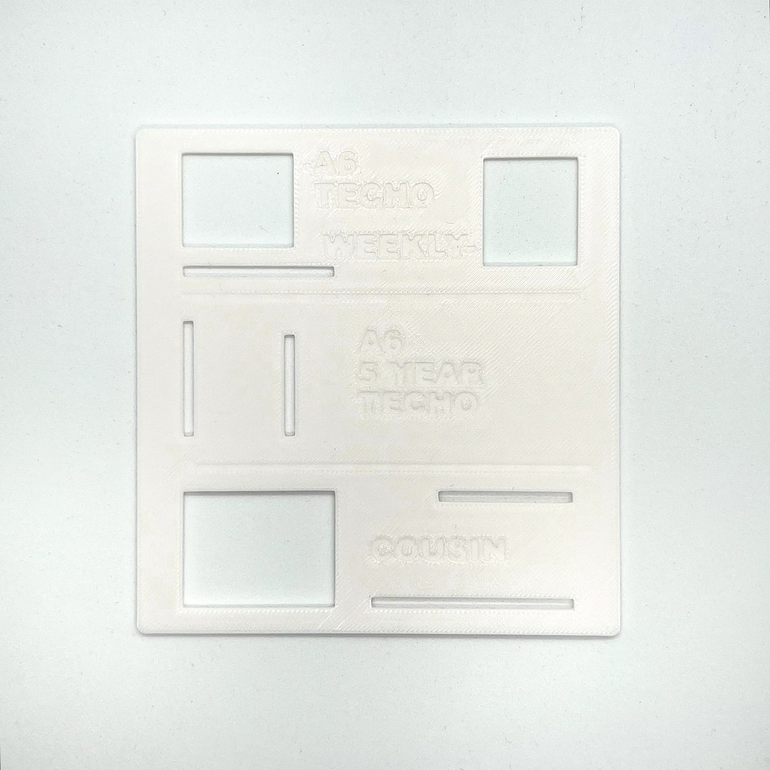 Hobonichi Grid Guides Template - Etsy