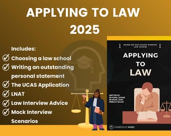 Applying to Law 2025 - The Ultimate Law School Application Guide
