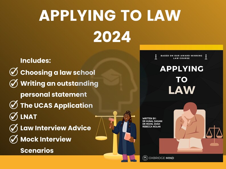 Applying to Law 2024 the Ultimate Law School Application Guide Etsy