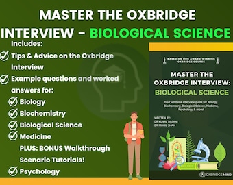 Master the Oxbridge Interview - Biological Science