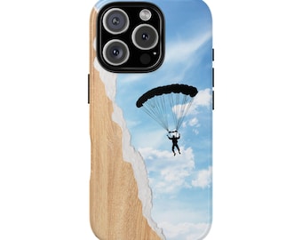 Skydiver Phone Case iPhone 16 15 14 13 12 11 - Unique Skydiver Gift - Skydiving Lover Gift, Skydiving Present - Parachuting Gifts