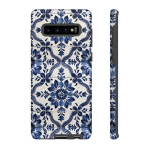 Portuguese Tile Azulejo Phone Case iPhone 15 14 Pro Max 13 12 11 - Samsung 23 22 21 20 - Google Pixel tiled hard case - Lisbon gift - Porto tiles phone protector