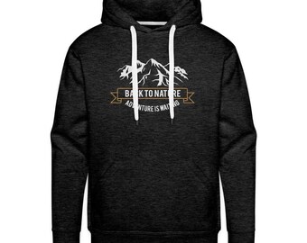 Men’s Premium Hoodie Back to Nature