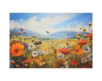 Wildflowers with Bees