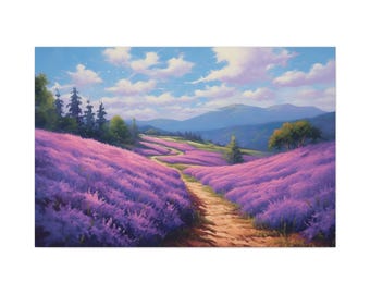 A Walk Through the Lavender Fields