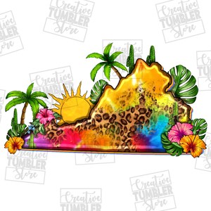 Virginia Sommer png Sublimation Design download, Sommer Vibes png, hallo Sommer png, Virginia Karte png, Sublimate designs download