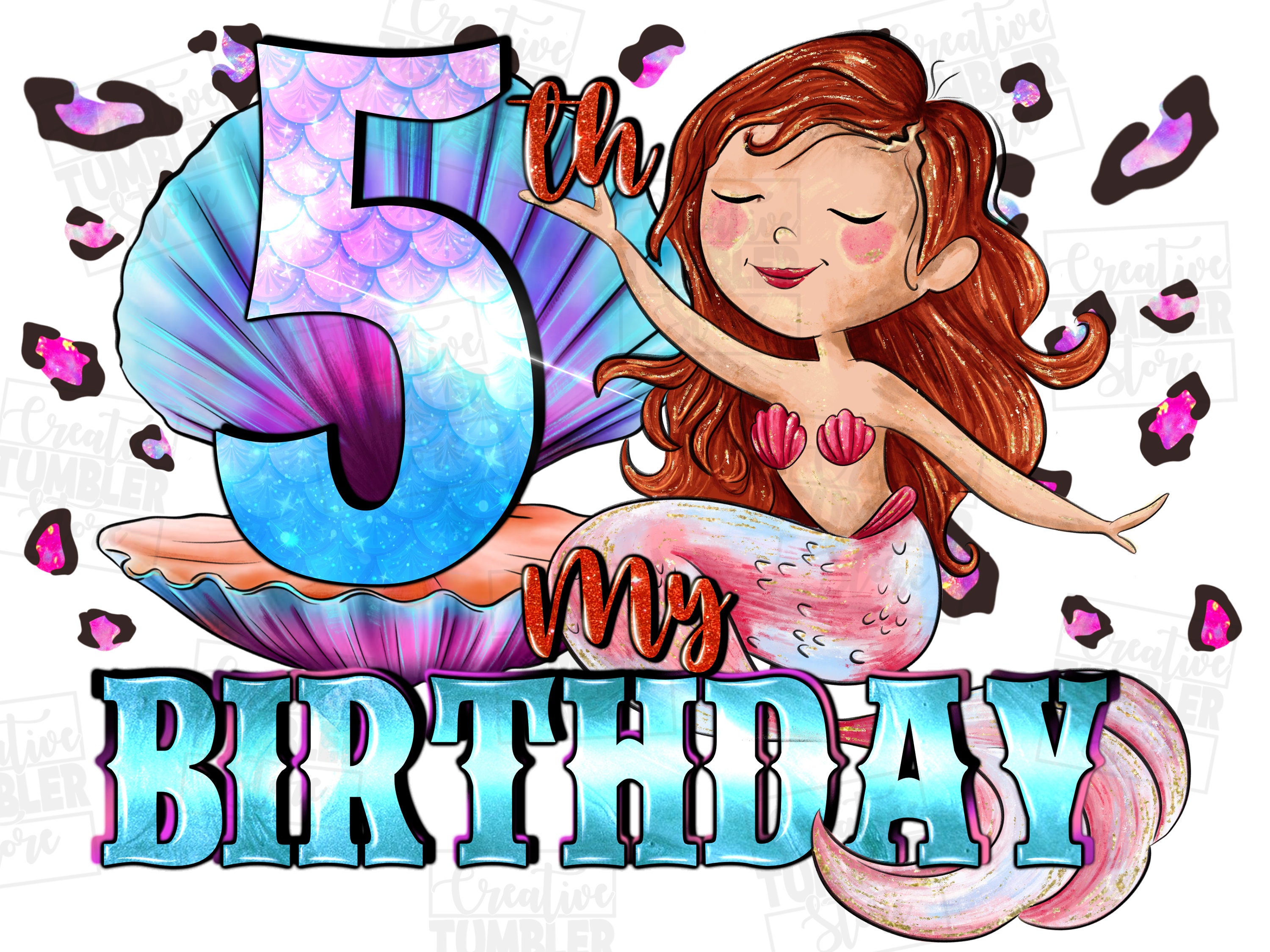 5th Design 5th My Birthday Png Sublimation Design Download Fifth - Etsy