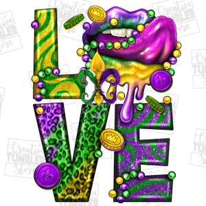 Love lip Mardi Gras png sublimation design download, Happy Mardi Gras png, Mardi Gras Carnaval png, sublimate designs download