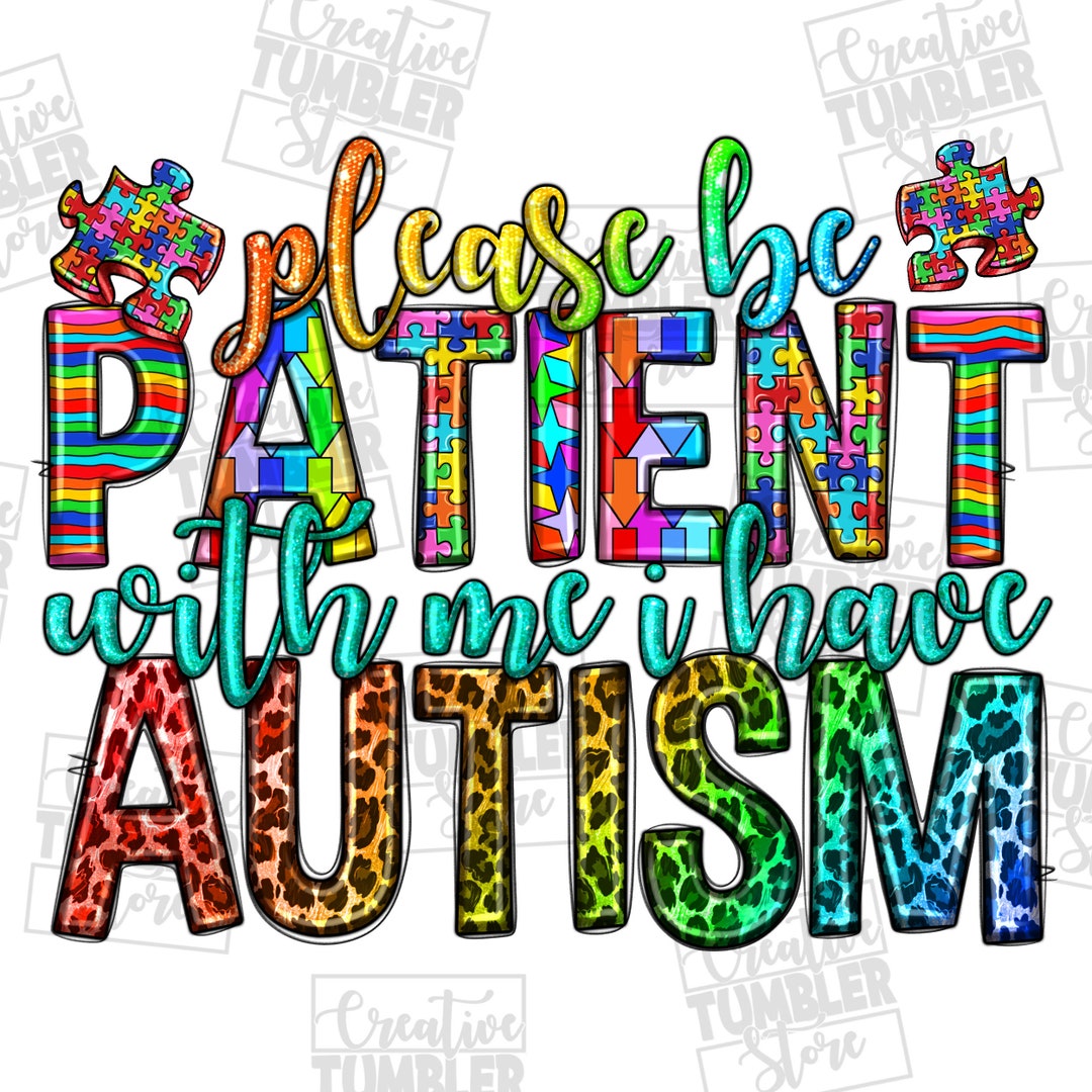 Cappello Da Baseball Con Scritta "Autism Awareness Please Be Patient With Me I Have Autism" - Regolabile, Unisex, Nero