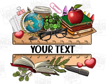 Custom name Teacher png sublimation design download, Teacher&#39;s Day png, customize Teacher png, Teacher life png, sublimate download