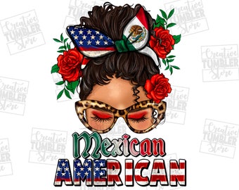 Mexikanischer amerikanischer unordentlicher Dutt png Sublimationsentwurf download, mexikanischer Tag png, Mexiko png, Fiesta png, sublimieren designs download